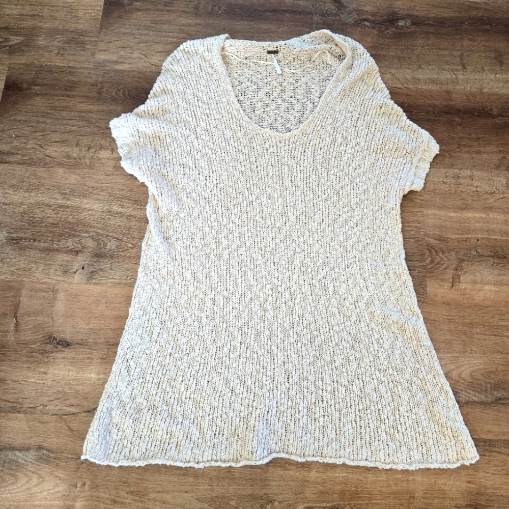Women's free people light peach Knit Top size extra small